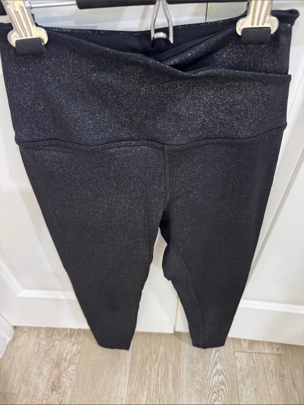Beyond Yoga Black Shimmer High-Waist Leggings